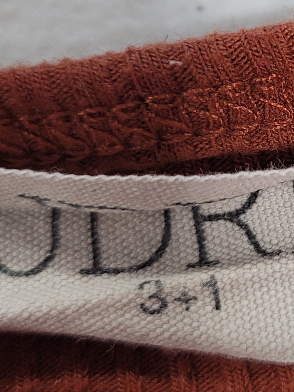 Audrey 3+1 Ribbed Rust-Brown Camisole - Picture 2 of 4